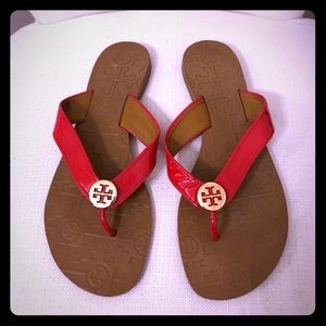 Tory Burch Thora Red Sandals